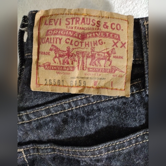 Vintage Levi's Women's 501, Size 7, Blue Denim 5 Button - Picture 2 of 12